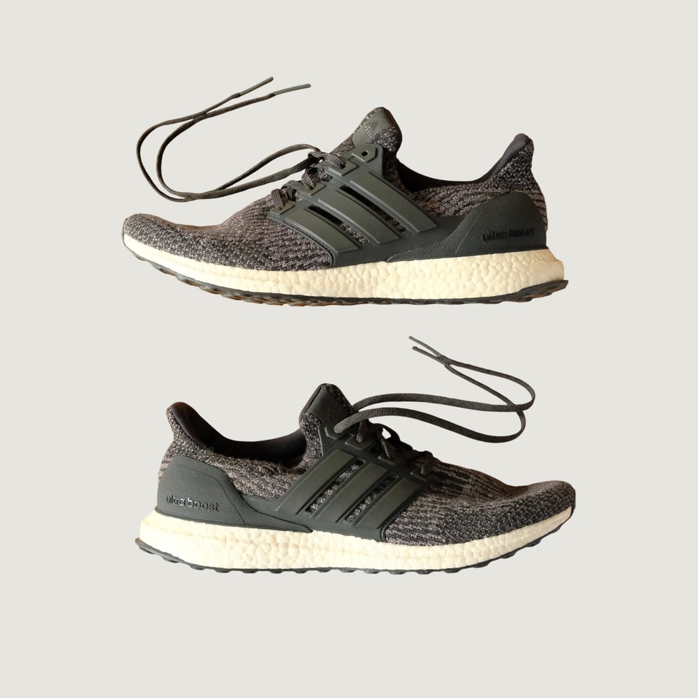Adidas Ultra Boost 3.0 Grey Three Running Shoes S80731 Mens 9.5 Sporty Sneakers